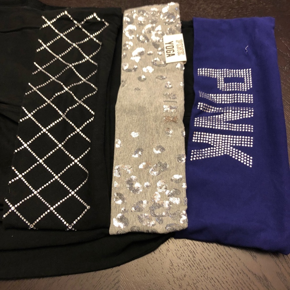 Victoria’s Secret Pink yoga pants.3 pair!Paid $125